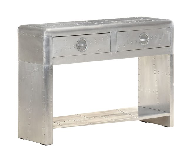 Conforama vidaXL Aparador de aviador de metal 110x35x75 cm