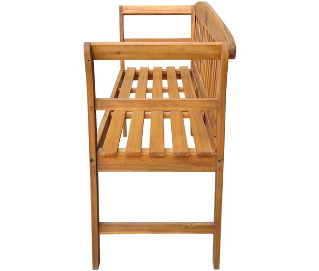 Conforama VidaXL Banco De Jardín Con Cojín Madera Maciza De Acacia 157 Cm