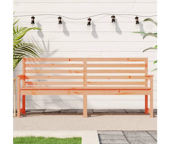 Conforama VidaXL Banco De Jardín Madera Maciza Abeto De Douglas 203 5x48x91 5 Cm
