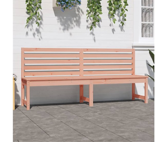 Conforama VidaXL Banco De Jardín Madera Maciza Abeto De Douglas 201 5 Cm