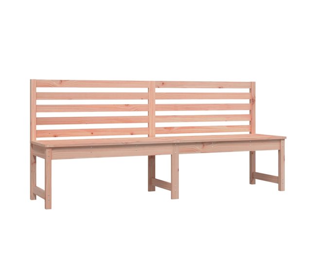 Conforama vidaXL Banco de jardín madera maciza abeto de Douglas 201 5 cm
