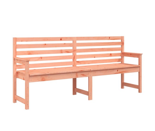 Conforama vidaXL Banco de jardín madera maciza abeto de Douglas 203 5x48x91 5 cm