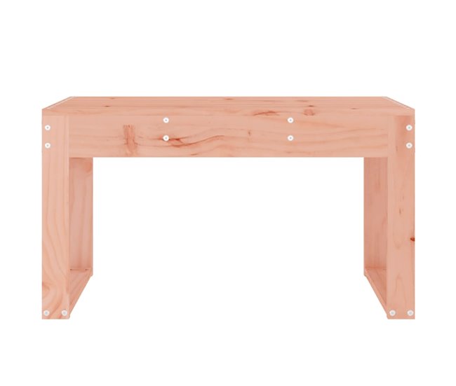 Conforama VidaXL Banco De Jardín Madera Maciza De Abeto Douglas 80x38x45 Cm