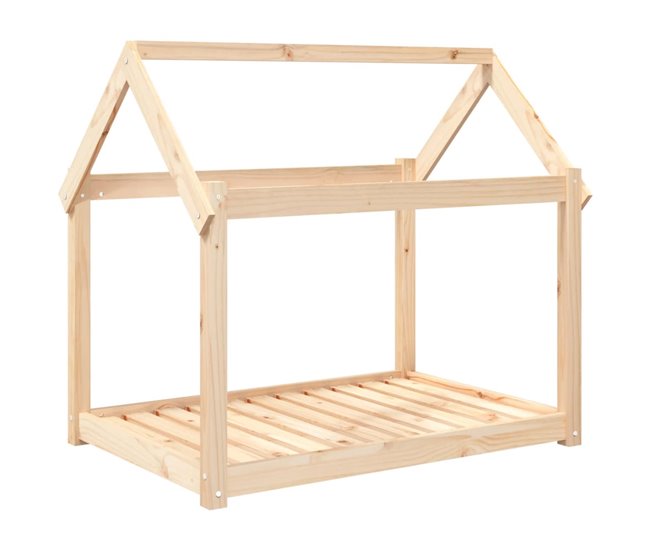 Conforama vidaXL Cama para perros madera maciza de pino 101x70x90 cm