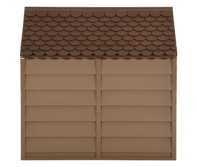 Conforama VidaXL Caseta Para Perros Marrón PP 71x71 5x68 Cm