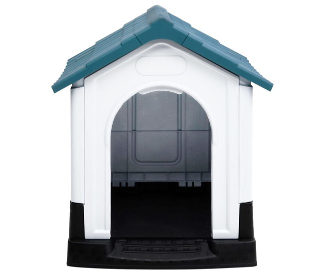 Conforama VidaXL Caseta Para Perros Polipropileno Azul 57x68x66 Cm
