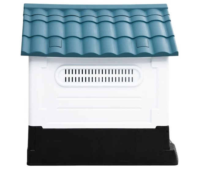 Conforama VidaXL Caseta Para Perros Polipropileno Azul 57x68x66 Cm