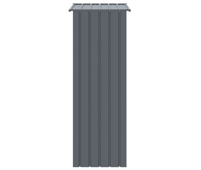 Conforama VidaXL Jaula De Pájaros Acero Galvanizado Gris Antracita 115x78x200 Cm