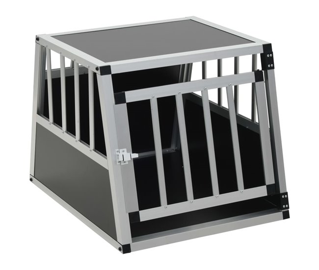 Conforama VidaXL Jaula De Perro Con Puerta única 54x69x50 Cm