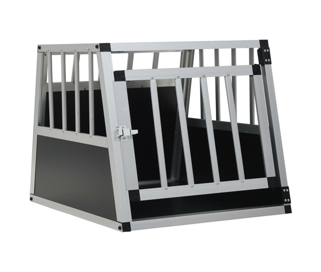 Conforama vidaXL Jaula de perro con puerta única 54x69x50 cm