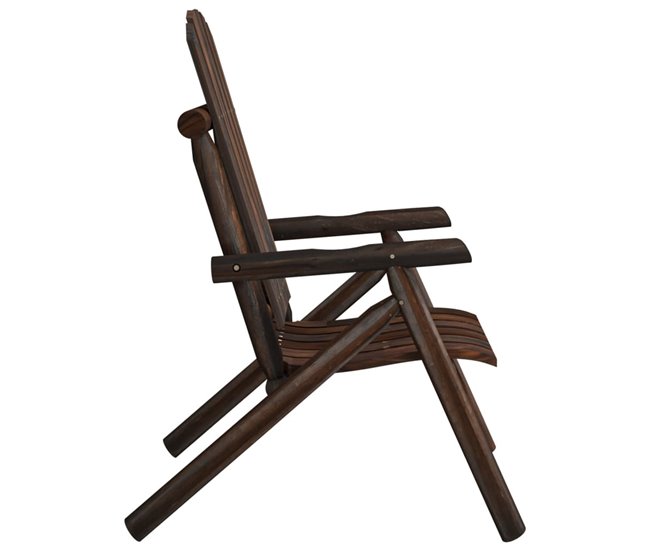 Conforama VidaXL Silla De Jardín Madera Maciza De Abeto 68x86x103