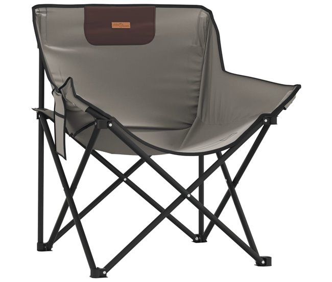 Conforama VidaXL Sillas De Camping Con Bolsillo Plegables 2 Unidades Gris