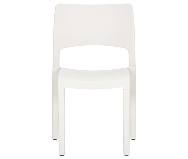 Conforama VidaXL Sillas De Jardín 2 Unidades Polipropileno Blanco