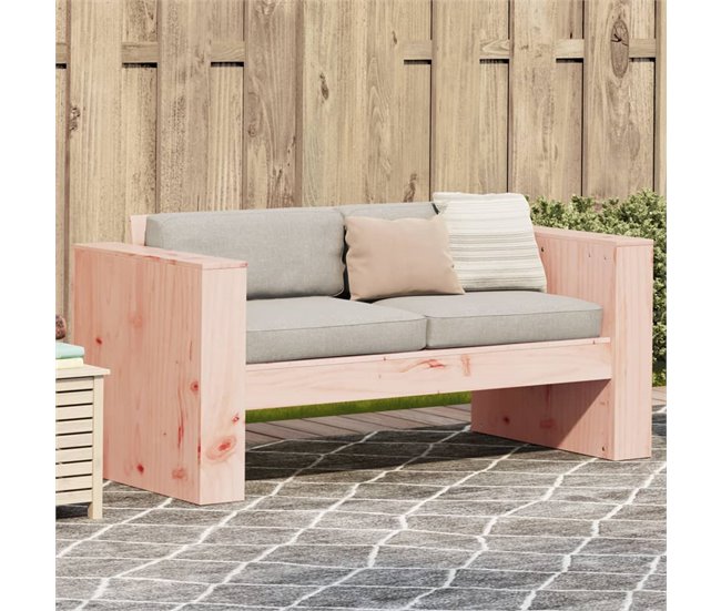 Conforama VidaXL Sofá De Jardín De 2 Plazas Madera Maciza Douglas 134x60x62 Cm