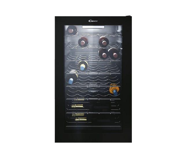 Conforama Vinoteca CANDY CWC 150 Em/n 41 Botellas Negro