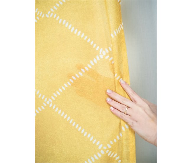 Conforama Visillo Translúcido Honey Honey - Amarillo - 140x260