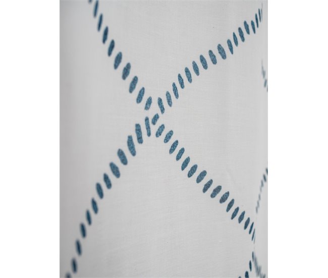 Conforama Visillo Translúcido Honey Honey - Azul - 140x260