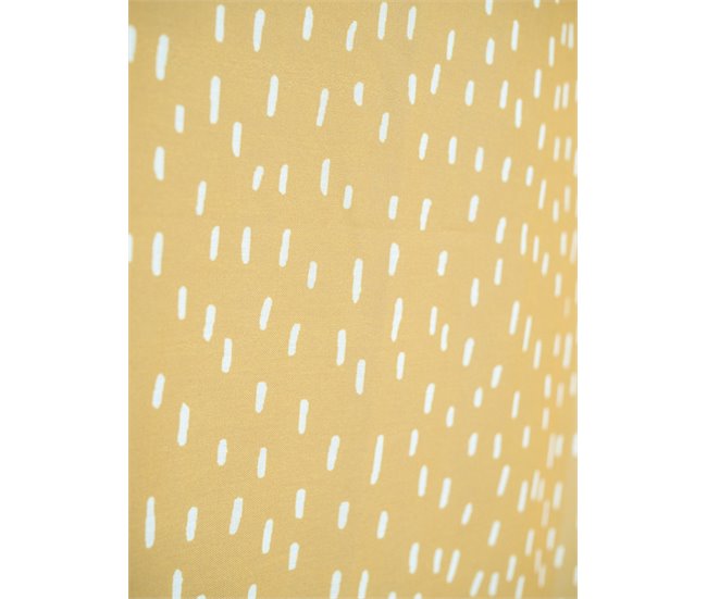 Conforama Visillo Translúcido Rain Mostaza Rain - Amarillo - 140x260