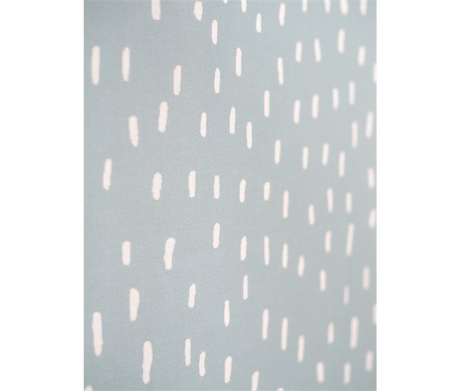 Conforama Visillo Translúcido Rain Rain - Azul - 140x260