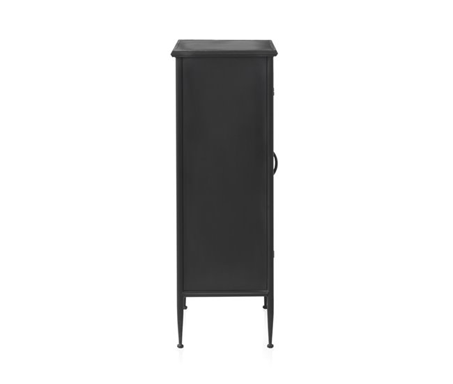 Conforama Vitrina Con Marco De Metal Y Puerta De Cristal Ovalada