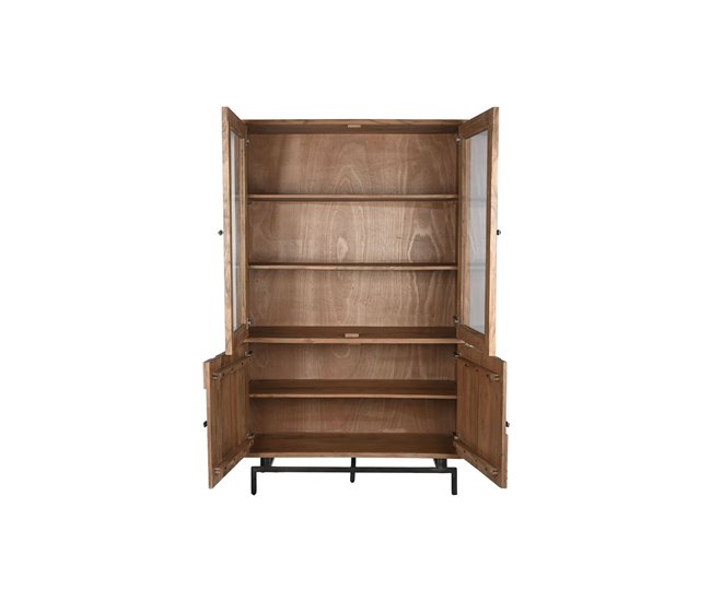 Conforama Vitrina Home ESPRIT Cristal Acacia 118 X 45 X 194 Cm