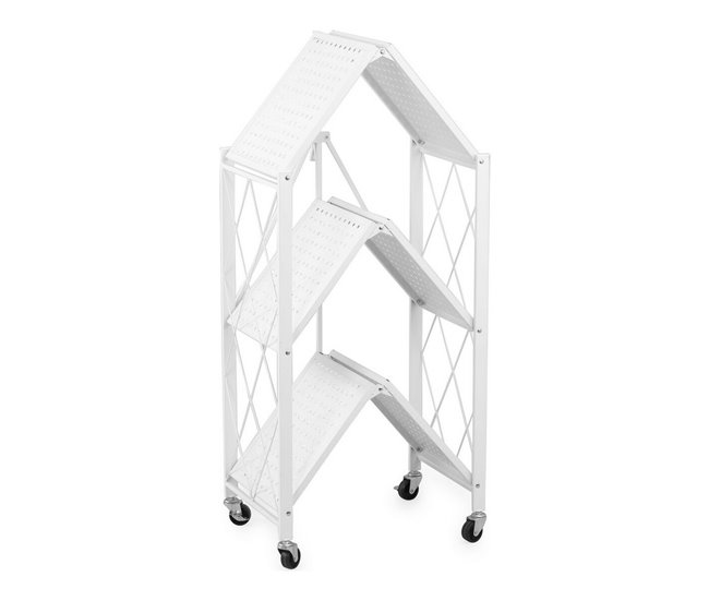 Conforama Zapatero Confortime Metal Blanco (70 X 34 X 87 Cm)
