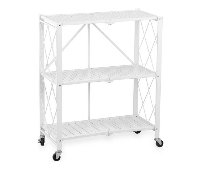 Conforama Zapatero Confortime Metal Blanco (70 x 34 x 87 cm)