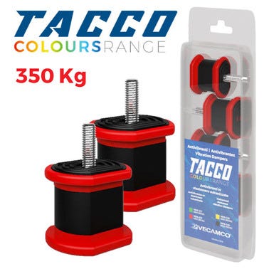 Bricomart 4 AMORTIGUADORES PARA SOPORTE/SUELO HASTA 350KG