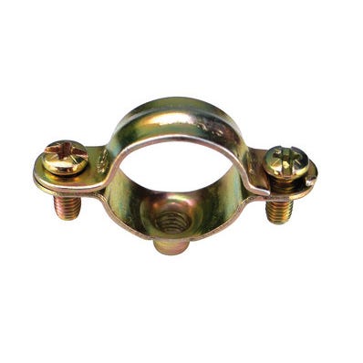 Bricomart ABRAZADERA M6 BICROMATADA Ø40MM 10 UNIDADES