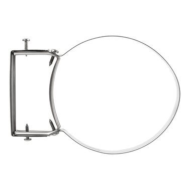 Bricomart ABRAZADERA PARED SIMPLE Ø130MM REGULABLE INOXIDABLE