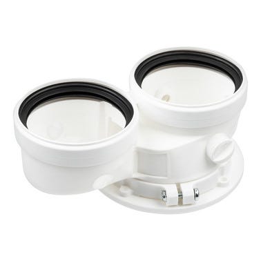 Bricomart ADAPTADOR BIFLUJO Ø80MM FERROLI/MANAUT CONDENSACIÓN