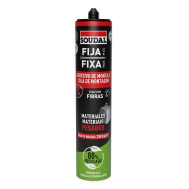 Bricomart ADHESIVO DE MONTAJE FIJA MÁS SOUDAL 350ML
