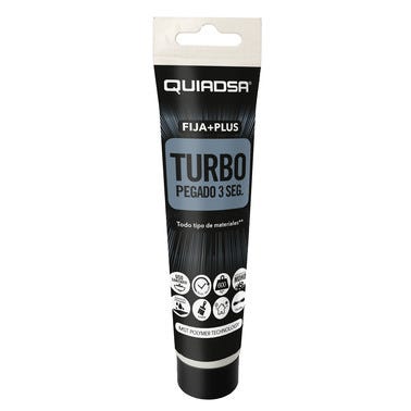Bricomart ADHESIVO SELLADOR TURBO QUIADSA 150ML BLANCO