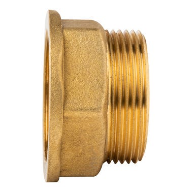 Bricomart ALARGADERA MARSELLA LATÓN 1 1/2" HEMBRA-MACHO ROSCAR-ROSCAR