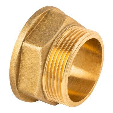 Bricomart ALARGADERA MARSELLA LATÓN 1 1/2" HEMBRA-MACHO ROSCAR-ROSCAR