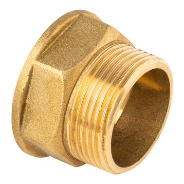 Bricomart ALARGADERA MARSELLA LATÓN 1 1/4" HEMBRA-MACHO ROSCAR-ROSCAR