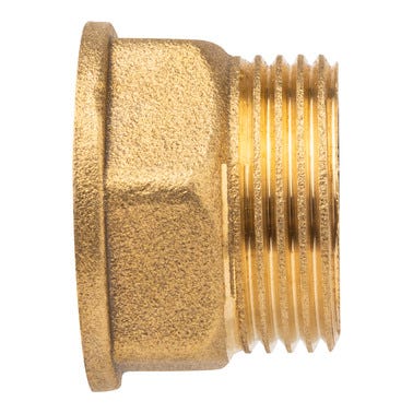 Bricomart ALARGADERA MARSELLA LATÓN 1" HEMBRA-MACHO ROSCAR-ROSCAR