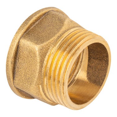 Bricomart ALARGADERA MARSELLA LATÓN 1" HEMBRA-MACHO ROSCAR-ROSCAR