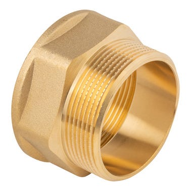Bricomart ALARGADERA MARSELLA LATÓN 2" HEMBRA-MACHO ROSCAR-ROSCAR