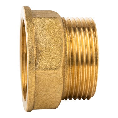 Bricomart ALARGADERA REDUCIDA LATÓN 3/8"-1/2" HEMBRA-MACHO ROSCAR