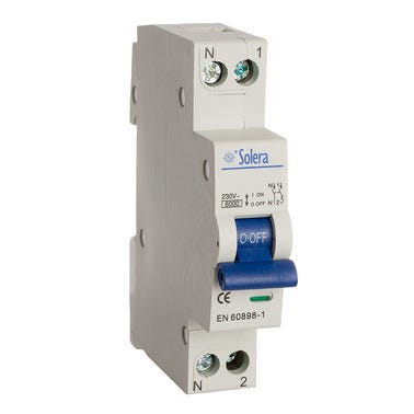 Bricomart AUTOMÁTICO MAGNETOTÉRMICO 1 P+N 1 MODU 16A SOLERA