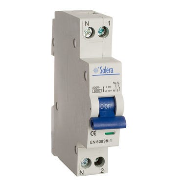 Bricomart AUTOMÁTICO MAGNETOTÉRMICO 1 P+N 1 MODU 25A SOLERA