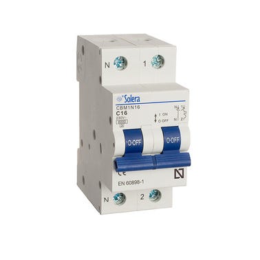 Bricomart AUTOMÁTICO MAGNETOTÉRMICO 1 P+N 16A SOLERA