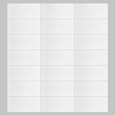 Bricomart AZULEJO PASTA BLANCA 30X60 CM VISUAL 2 BLANCO