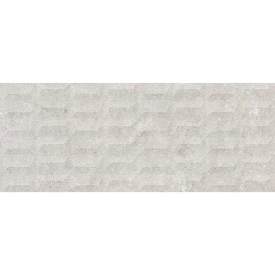 Bricomart AZULEJO PASTA BLANCA 30X75CM PETRA TEXTURA PERLA