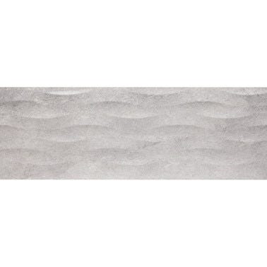 Bricomart AZULEJO PASTA BLANCA 30X90CM BURDEOS DECOR GRIS