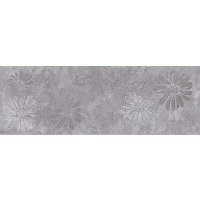 Bricomart AZULEJO PASTA BLANCA 30X90CM DAISY GRAFITO