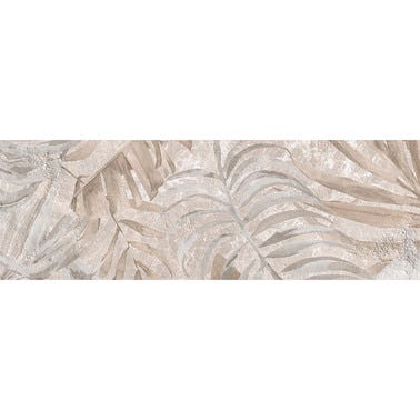 Bricomart AZULEJO PASTA BLANCA 30X90CM FORESTA ART BEIGE