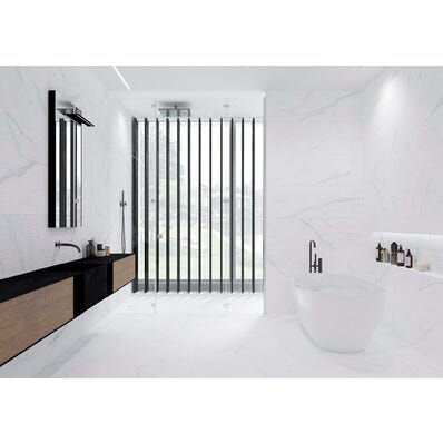 Bricomart AZULEJO PASTA BLANCA 30X90CM MABRE BLANCO
