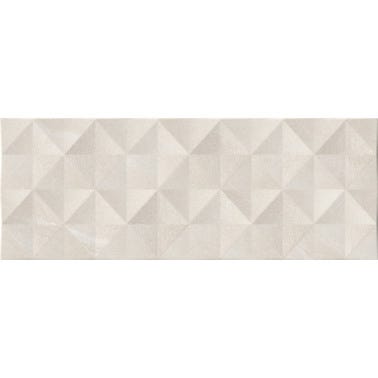 Bricomart AZULEJO PASTA BLANCA 33.3X90CM STRATUS DECOR IVORY LIGHT